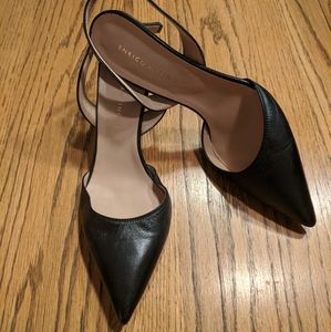 Enrico Antinori Pointed Toe Sling Back Heels